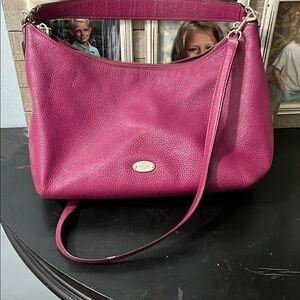 Coach Pink Leather Women's Bag